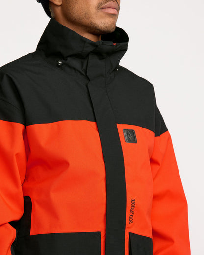 Men's Kleveland Shell Jacket Orange Shock - Volcom