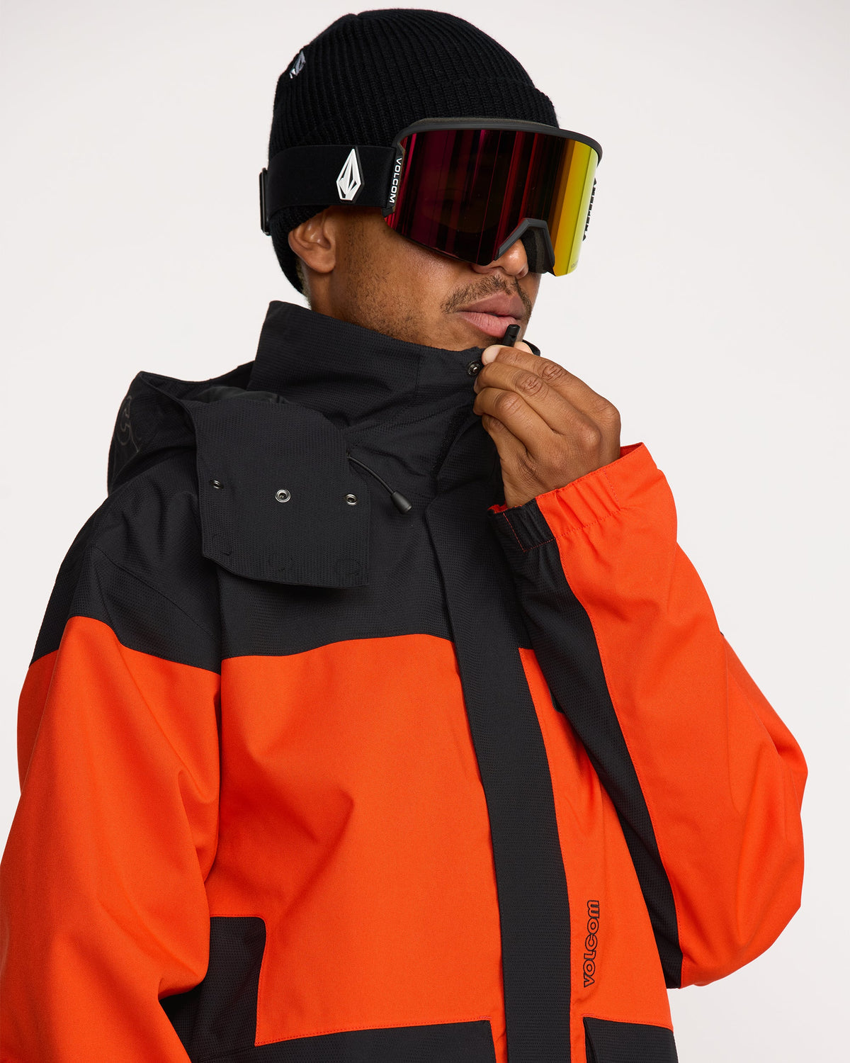 Men's Kleveland Shell Jacket Orange Shock - Volcom