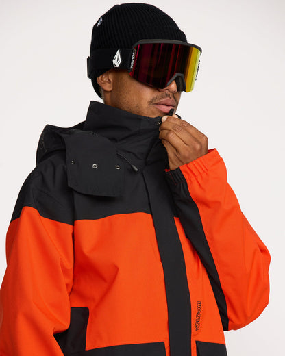 Men's Kleveland Shell Jacket Orange Shock - Volcom