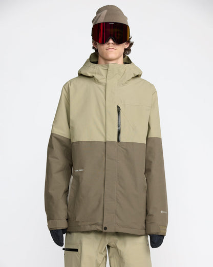 Men's L Gore-Tex Jacket Moss Green - Volcom