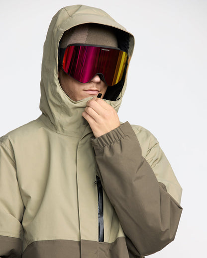 Men's L Gore-Tex Jacket Moss Green - Volcom