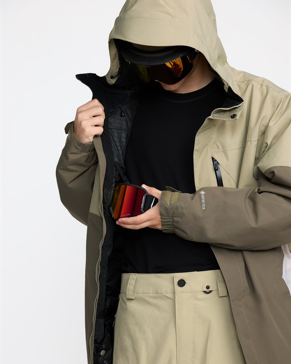 Men's L Gore-Tex Jacket Moss Green - Volcom