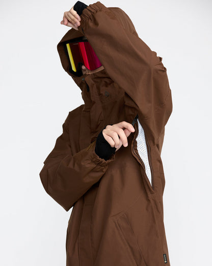 Men's L Gore-Tex Jacket Brown - Volcom