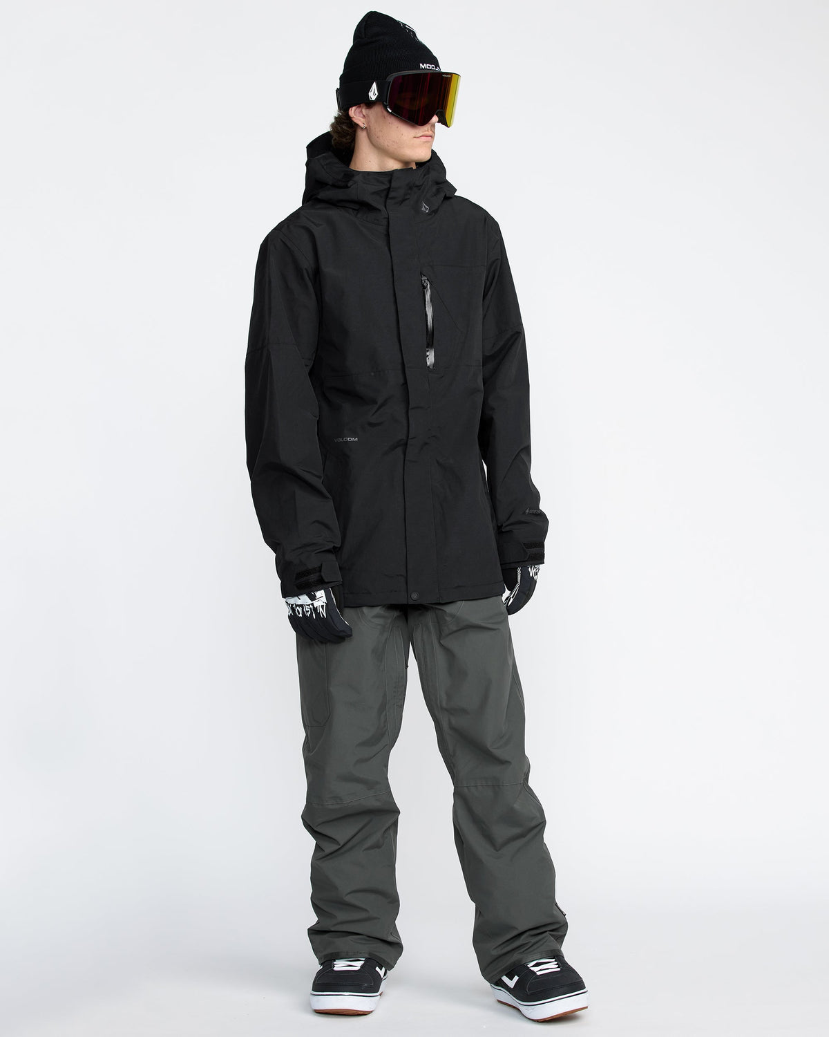 Men's L Gore-Tex Jacket Black - Volcom