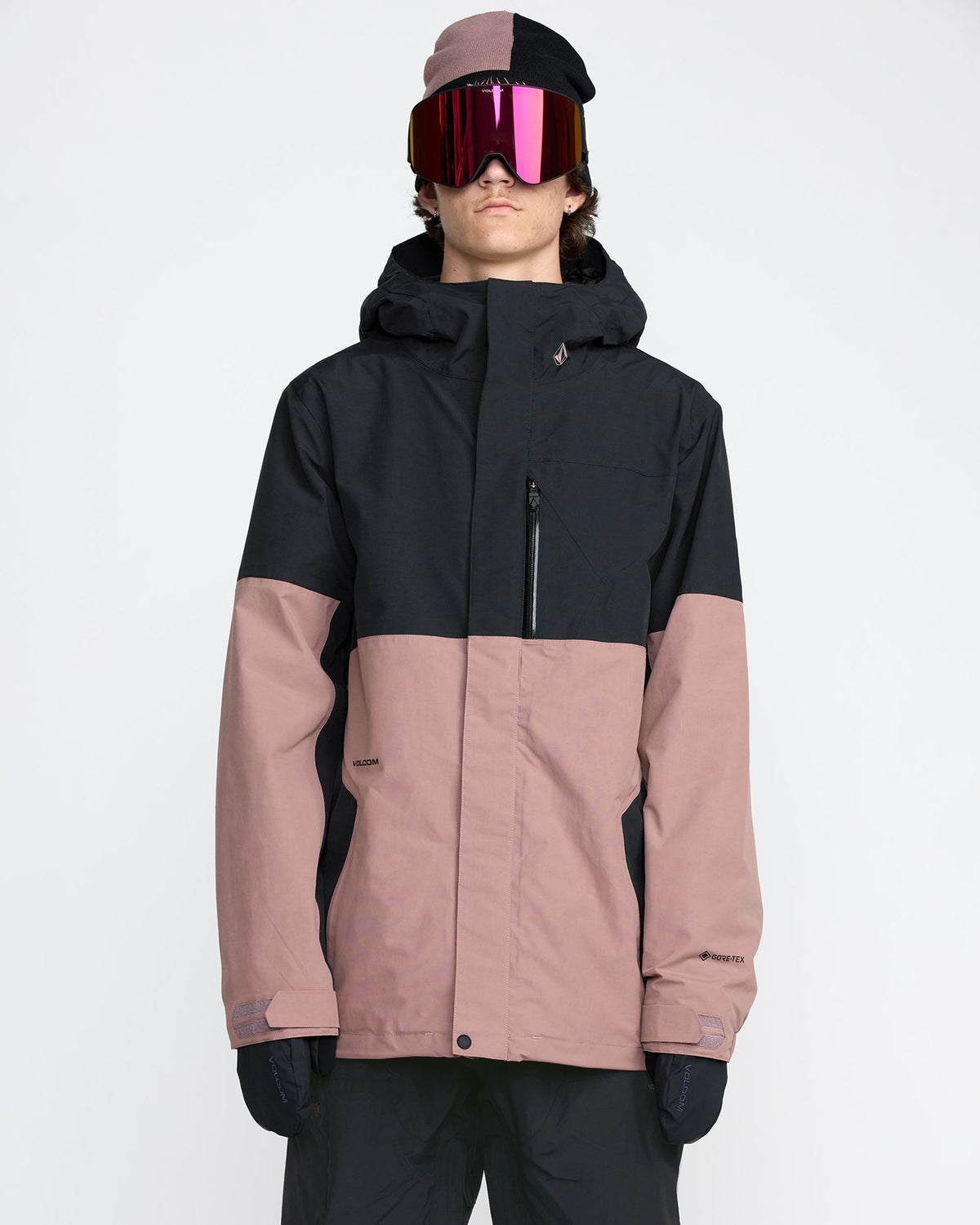 Men's L Gore-Tex Jacket Pale Mauve - Volcom