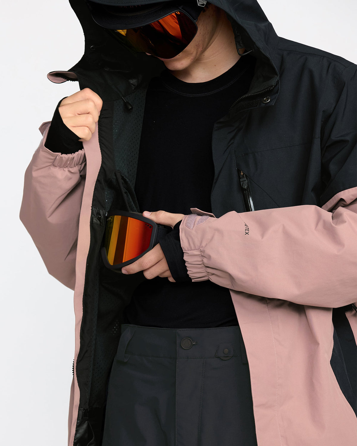 Men's L Gore-Tex Jacket Pale Mauve - Volcom