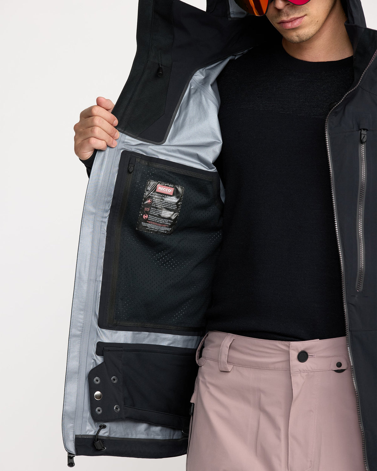 Men's Guch Stretch Gore Jacket Black - Volcom