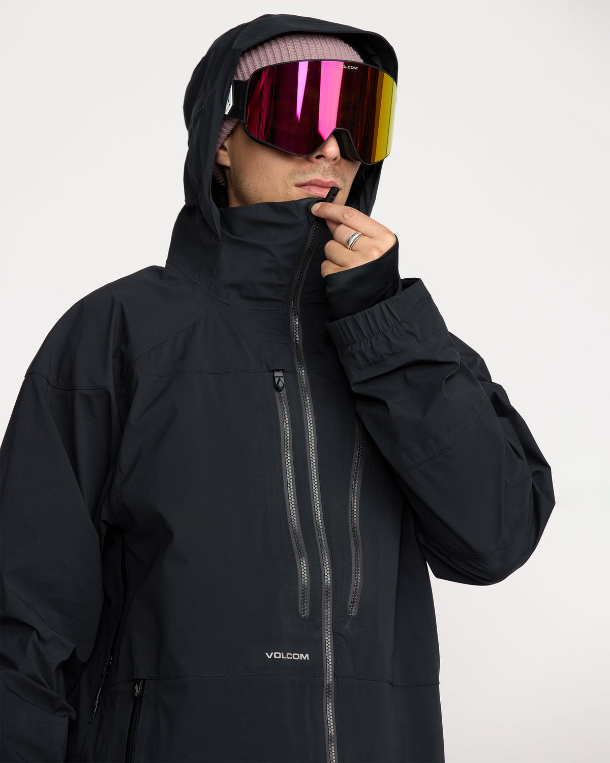 Men's Guch Stretch Gore Jacket Black - Volcom