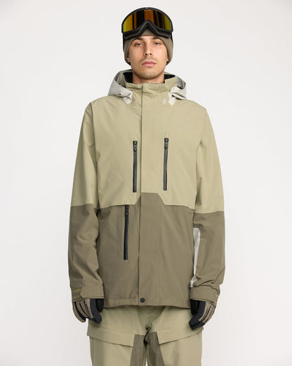 Men's RNGE Stretch 30K Jacket Moss Green - Volcom