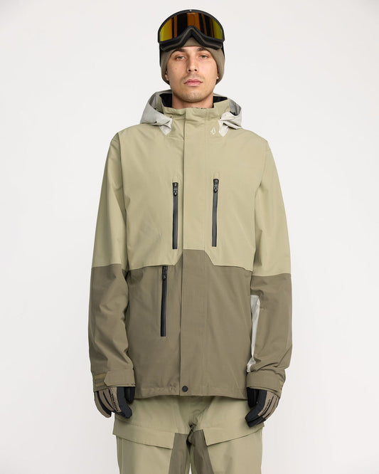 Men's RNGE Stretch 30K Jacket Moss Green - Volcom