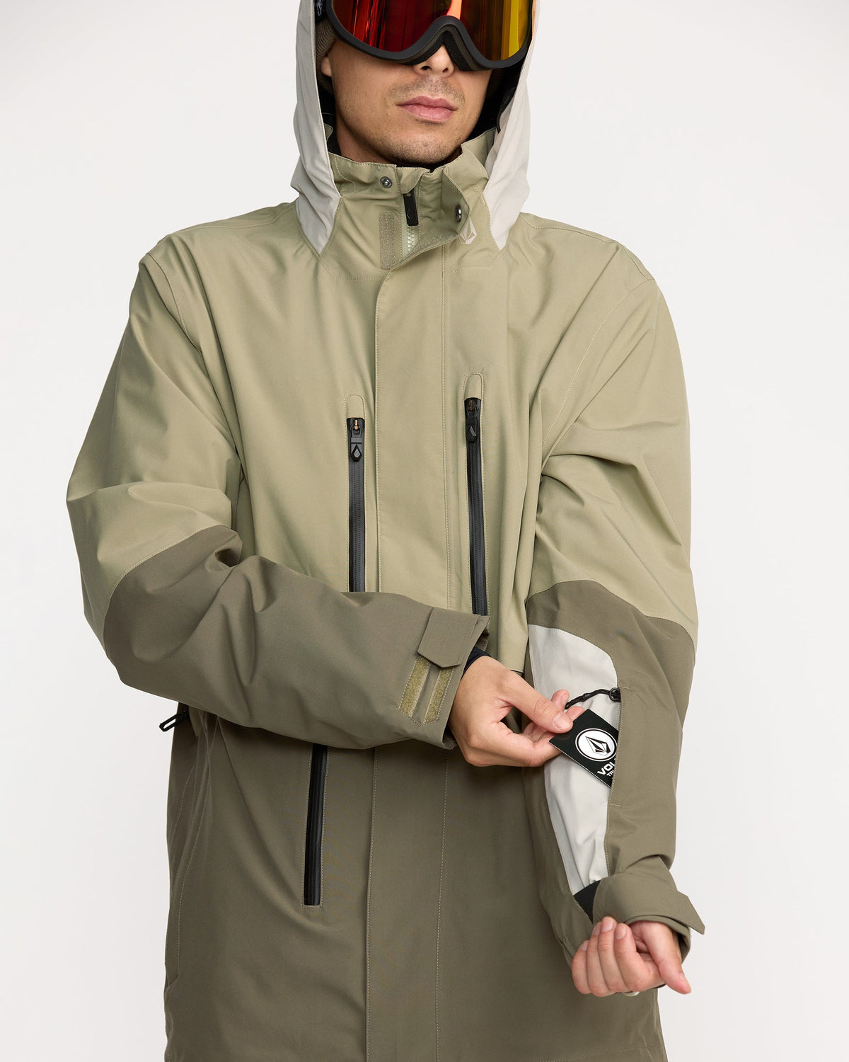 Men's RNGE Stretch 30K Jacket Moss Green - Volcom