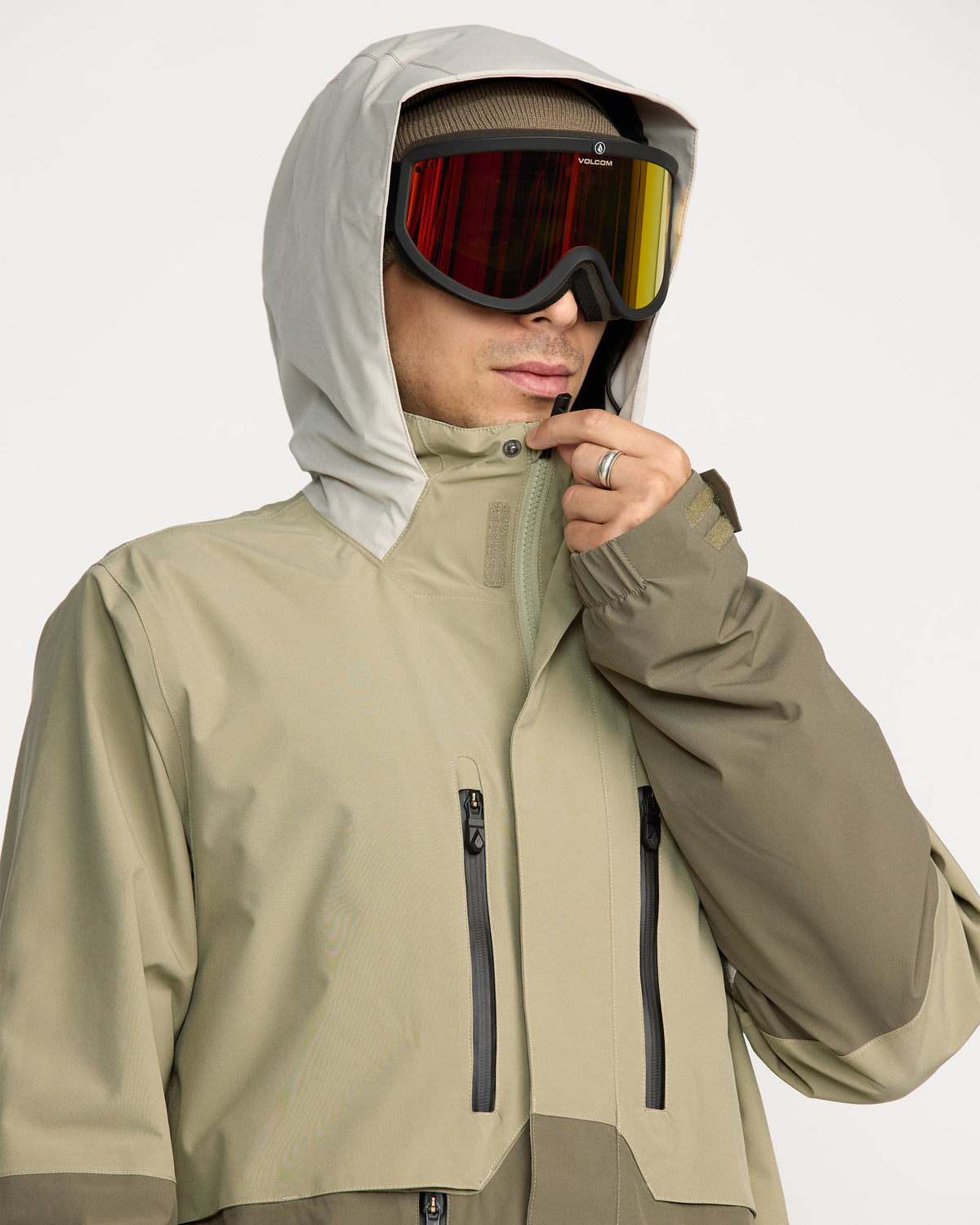 Men's RNGE Stretch 30K Jacket Moss Green - Volcom