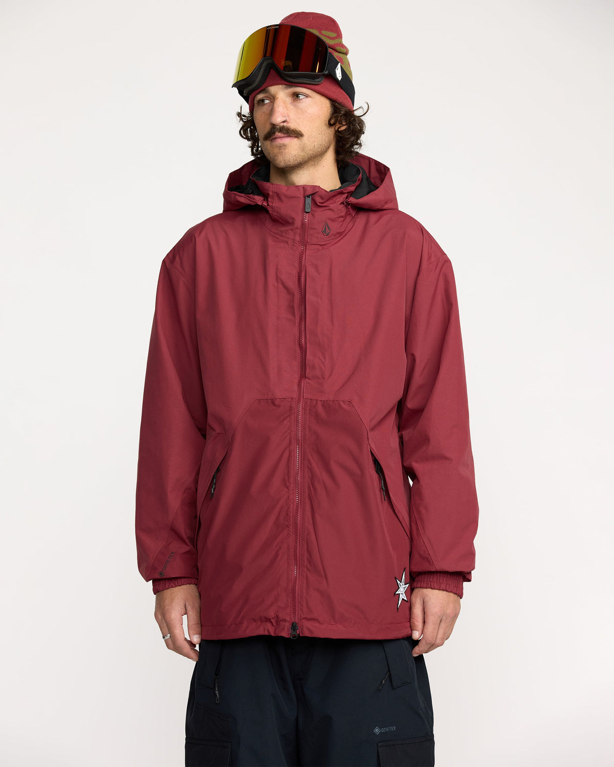 Men's Longo Gore-Tex Jacket Burnt Red - Volcom