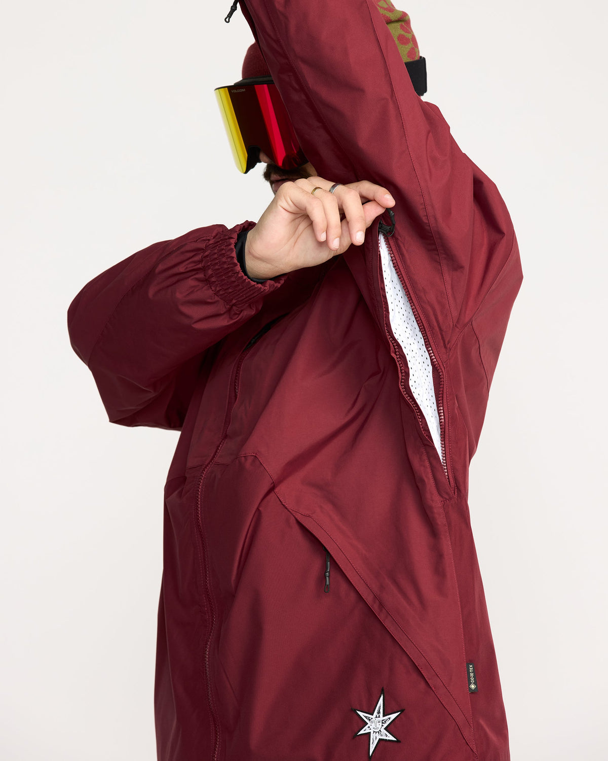 Men's Longo Gore-Tex Jacket Burnt Red - Volcom