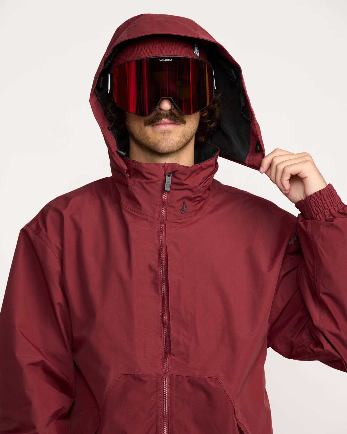 Men's Longo Gore-Tex Jacket Burnt Red - Volcom