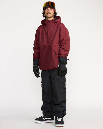 Men's Longo Gore-Tex Jacket Burnt Red - Volcom