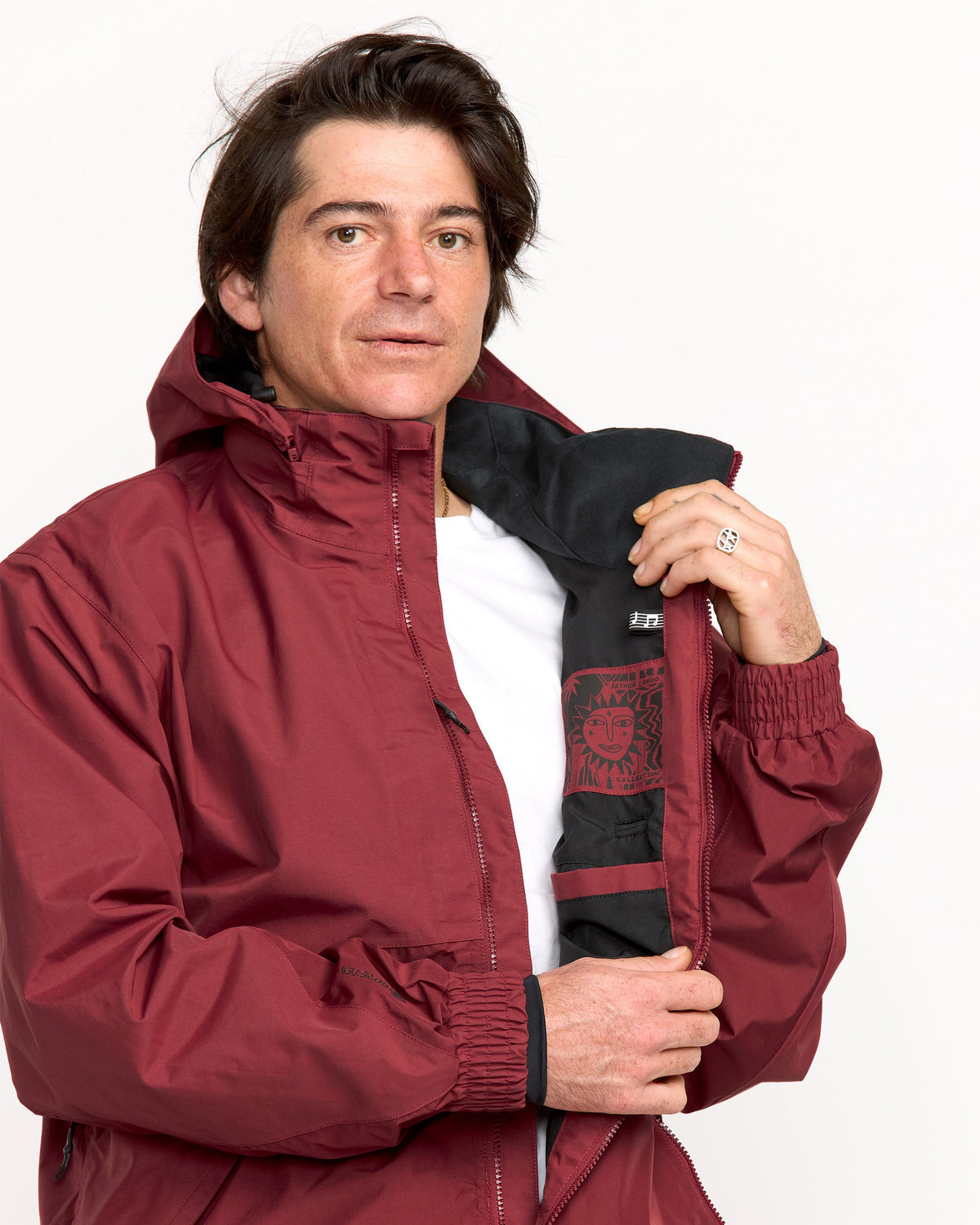Men's Longo Gore-Tex Jacket Burnt Red - Volcom