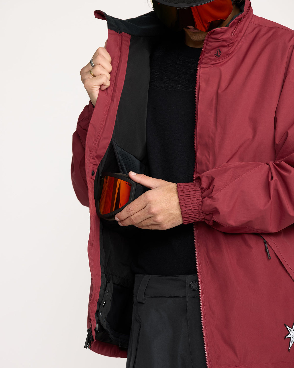 Men's Longo Gore-Tex Jacket Burnt Red - Volcom