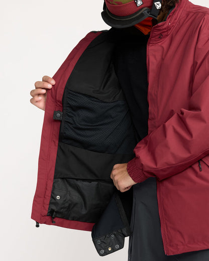 Men's Longo Gore-Tex Jacket Burnt Red - Volcom