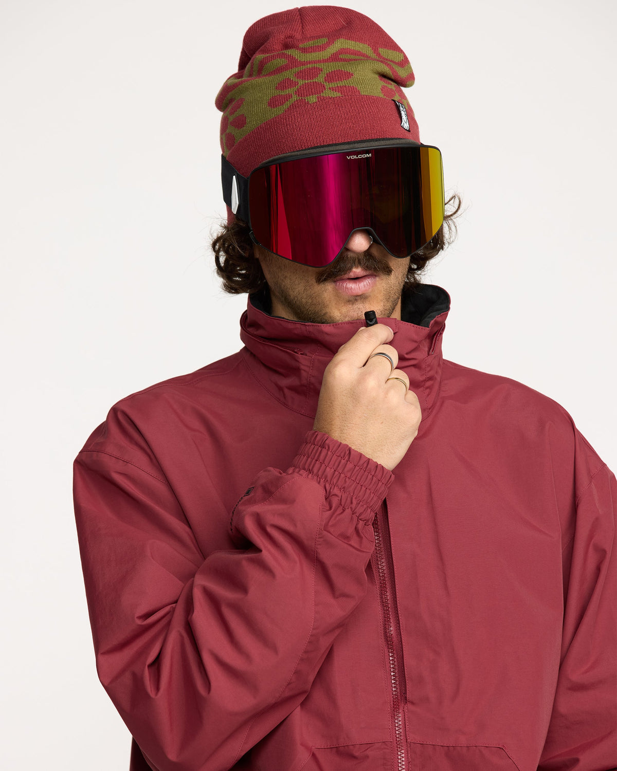 Men's Longo Gore-Tex Jacket Burnt Red - Volcom