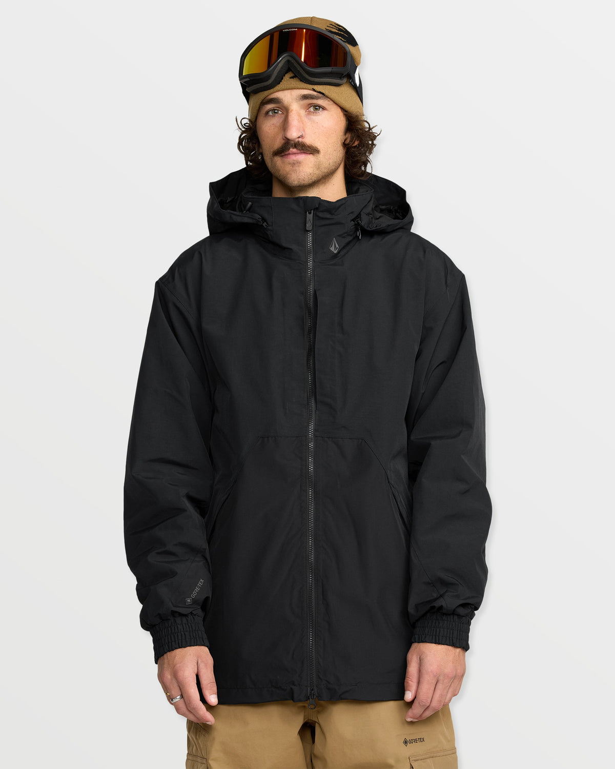 Men's Longo Gore-Tex Jacket Black - Volcom