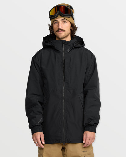 Men's Longo Gore-Tex Jacket Black - Volcom
