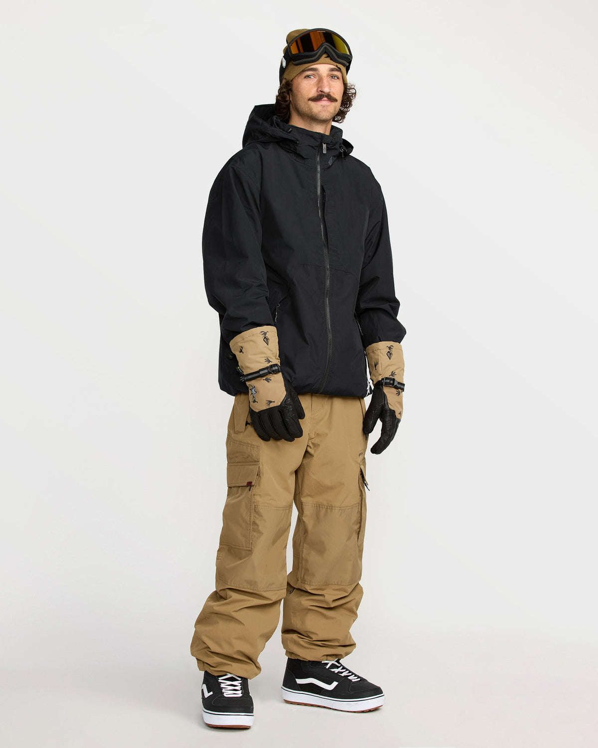 Men's Longo Gore-Tex Jacket Black - Volcom