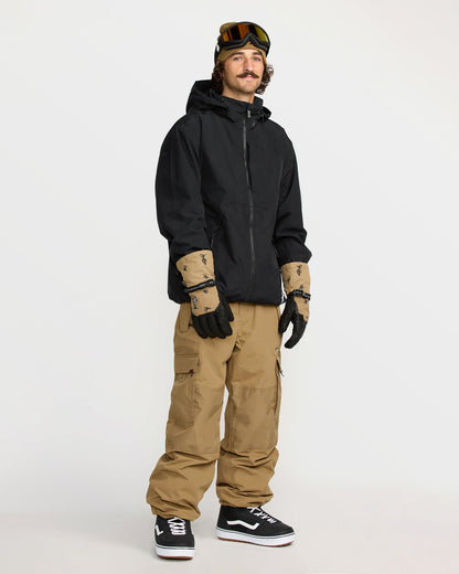 Men's Longo Gore-Tex Jacket Black - Volcom