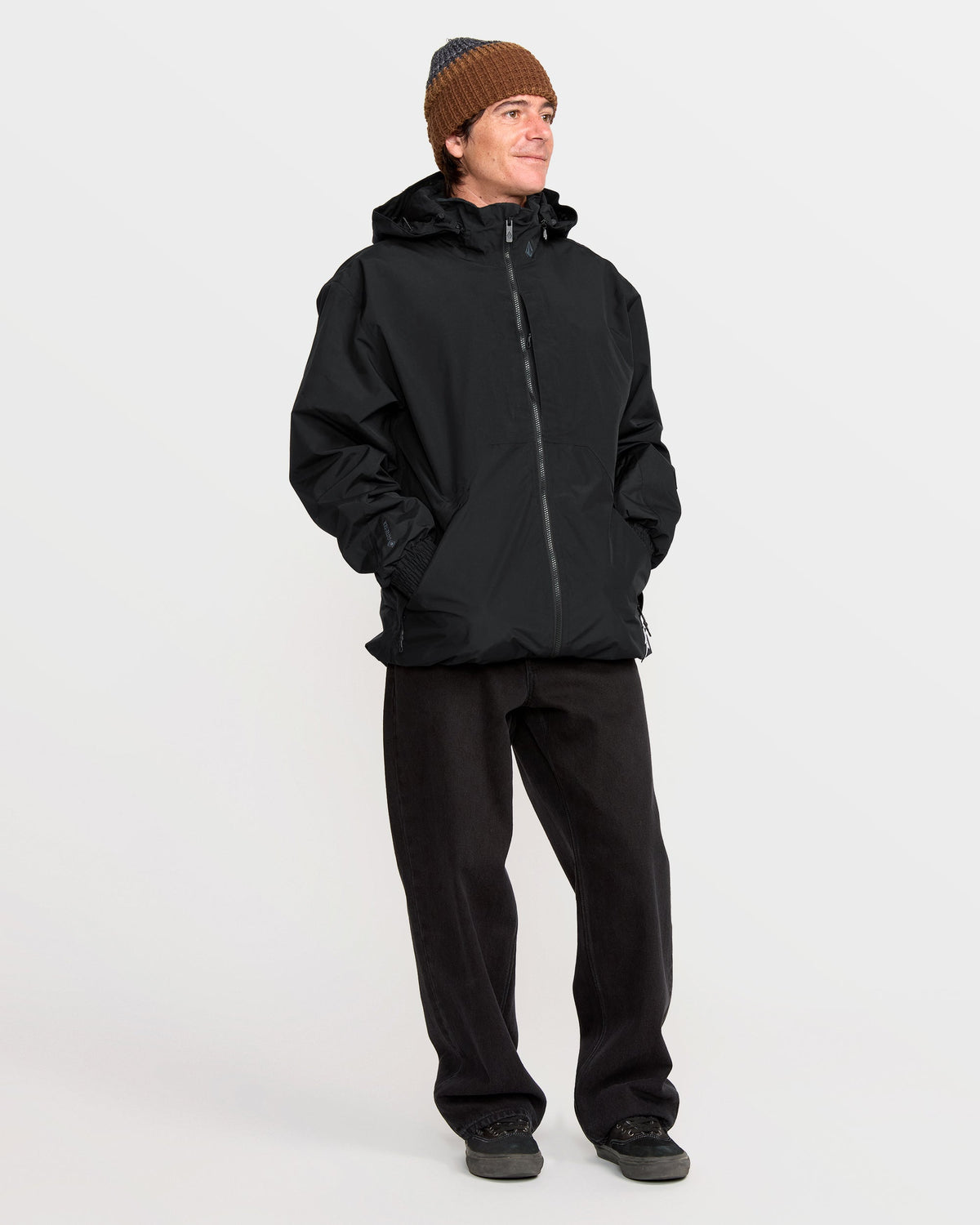 Men's Longo Gore-Tex Jacket Black - Volcom