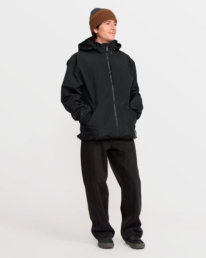 Men's Longo Gore-Tex Jacket Black - Volcom
