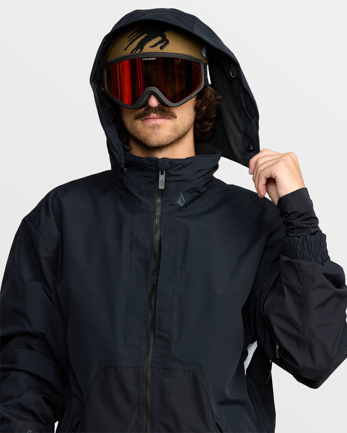 Men's Longo Gore-Tex Jacket Black - Volcom