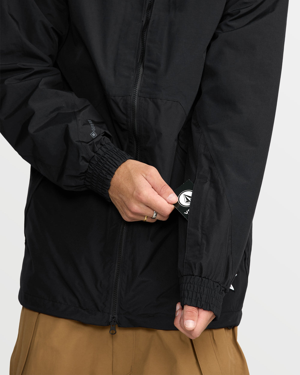 Men's Longo Gore-Tex Jacket Black - Volcom