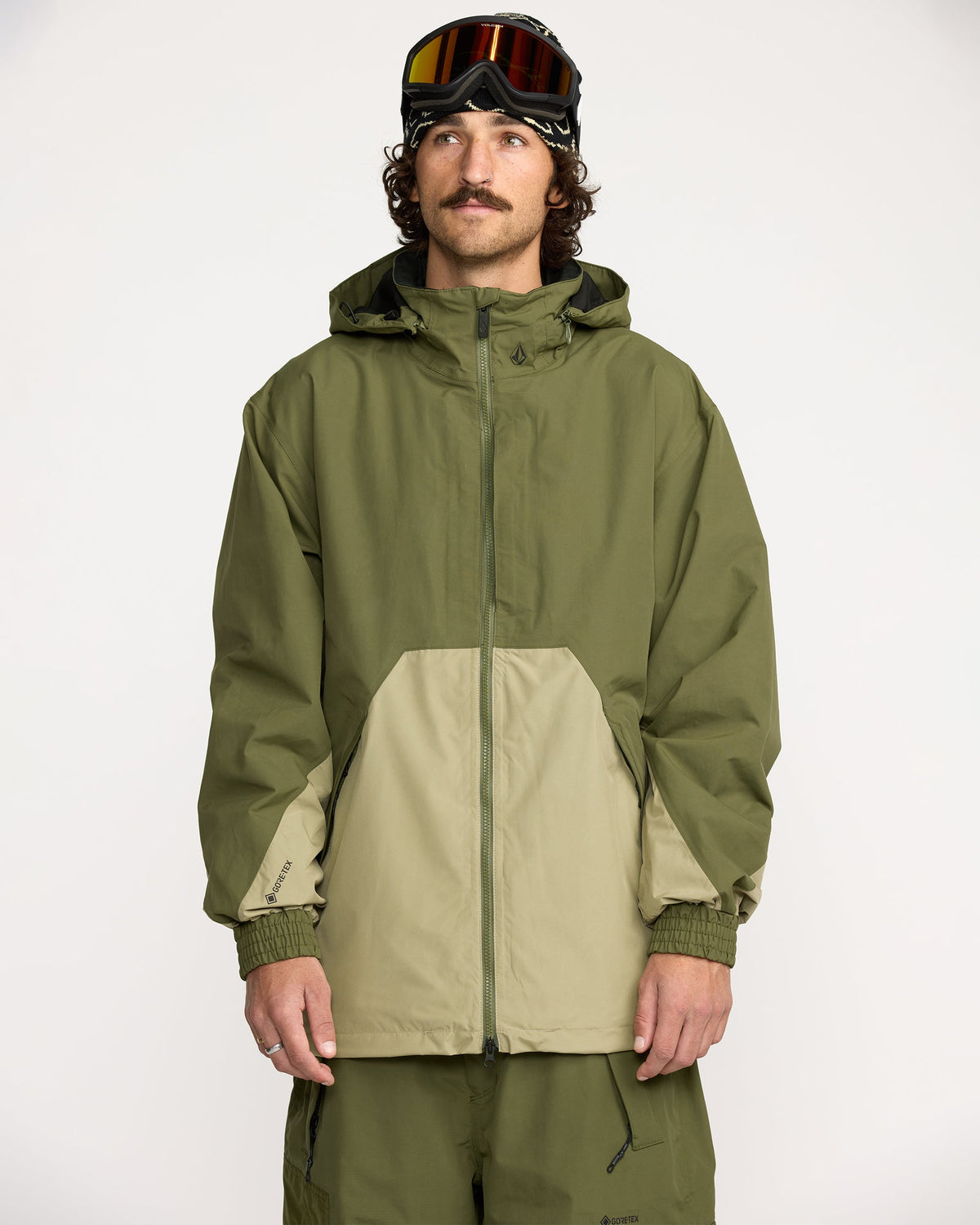Men's Longo Gore-Tex Jacket Dark Olive - Volcom