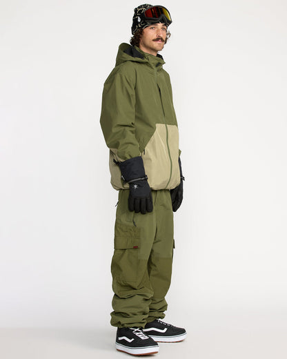 Men's Longo Gore-Tex Jacket Dark Olive - Volcom