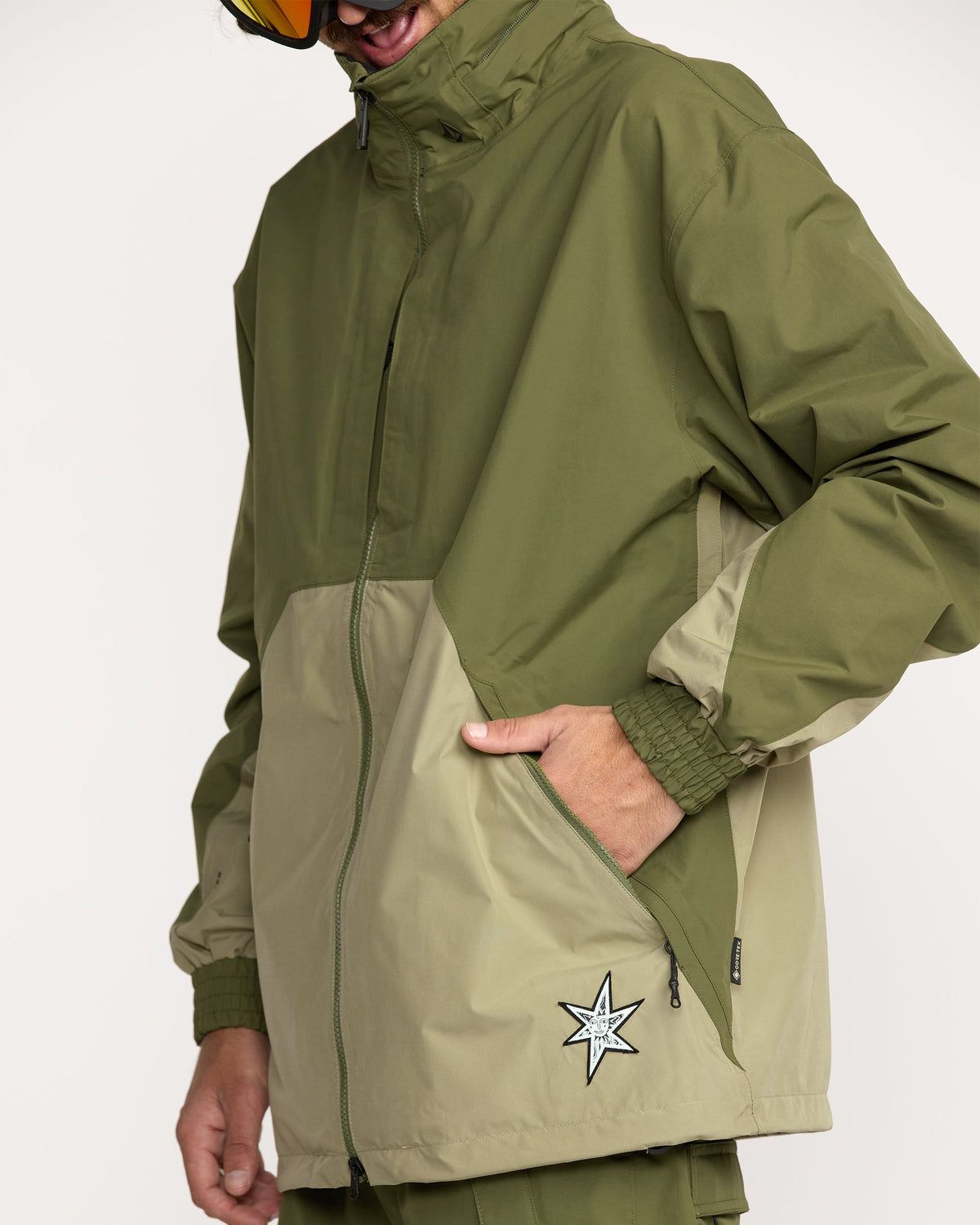 Men's Longo Gore-Tex Jacket Dark Olive - Volcom