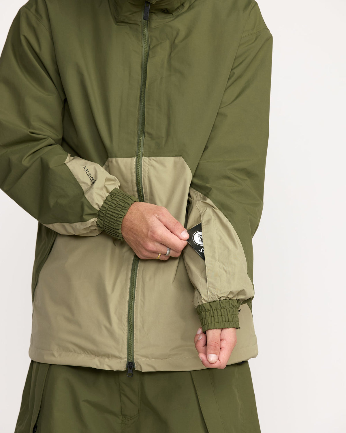 Men's Longo Gore-Tex Jacket Dark Olive - Volcom