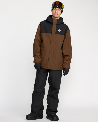 Men's Buckthreeeighty Jacket Brown - Volcom