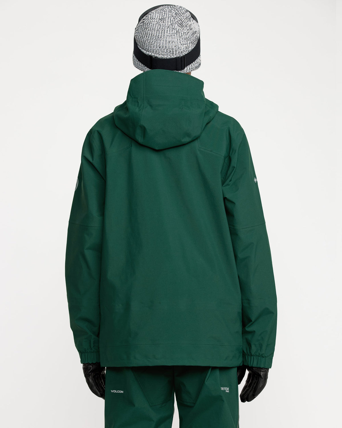 Men's Anyox Guide Gore Pro Shell Jacket Black Green - Volcom