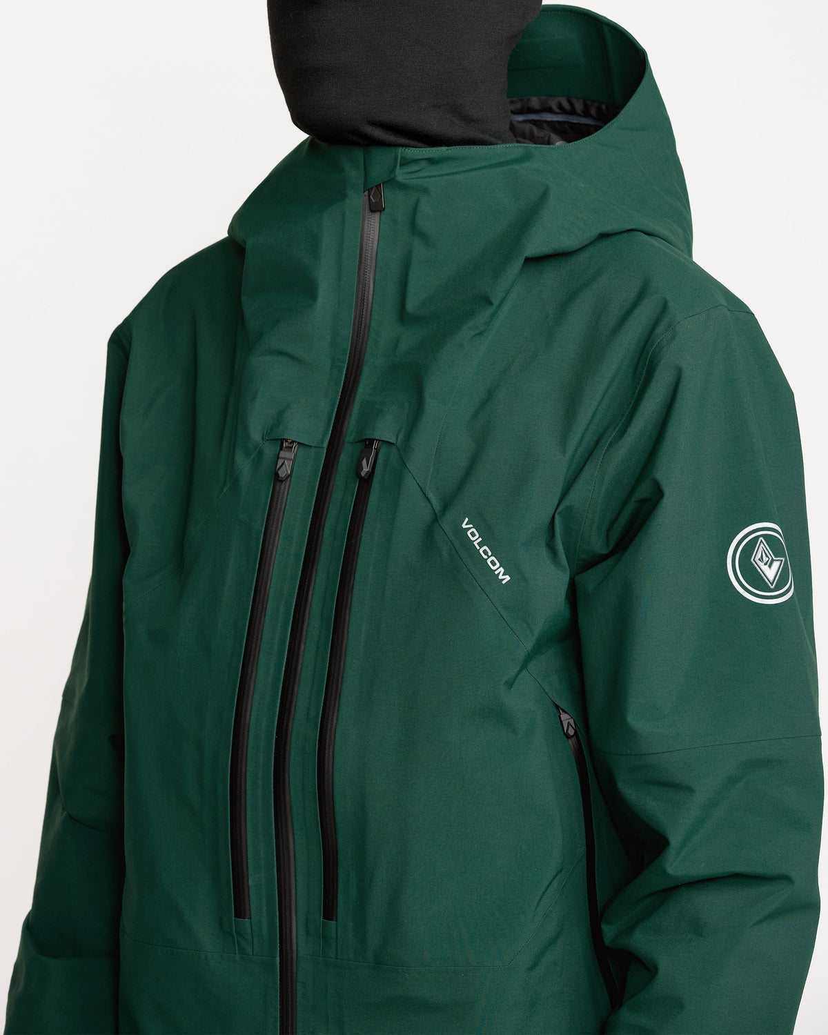 Men's Anyox Guide Gore Pro Shell Jacket Black Green - Volcom