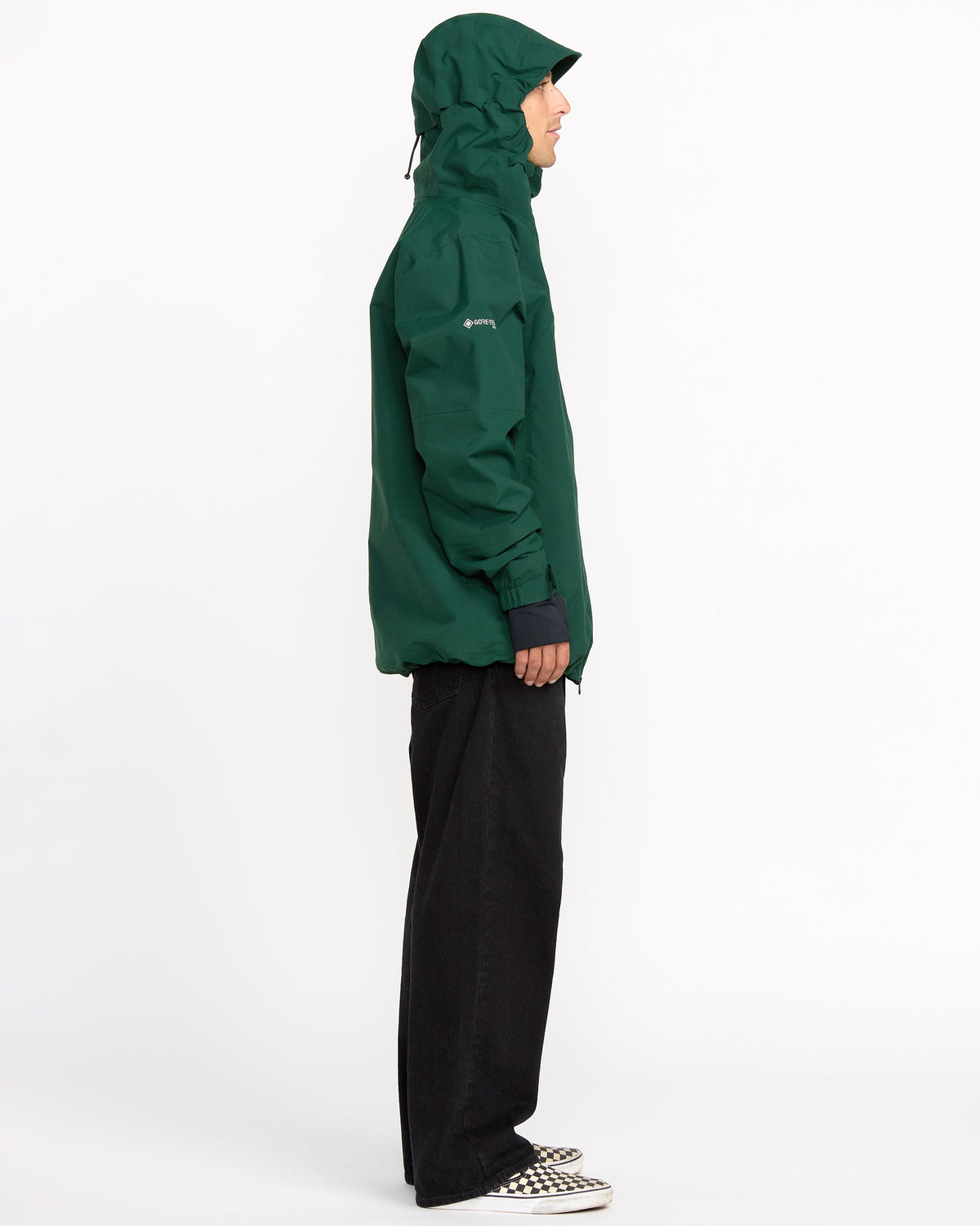 Men's Anyox Guide Gore Pro Shell Jacket Black Green - Volcom