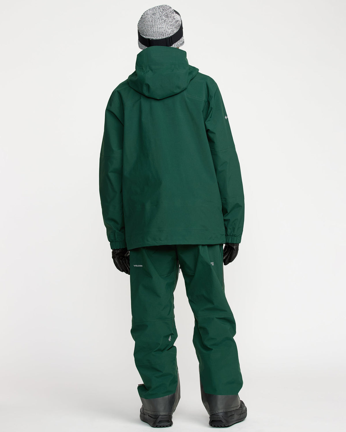 Men's Anyox Guide Gore Pro Shell Jacket Black Green - Volcom