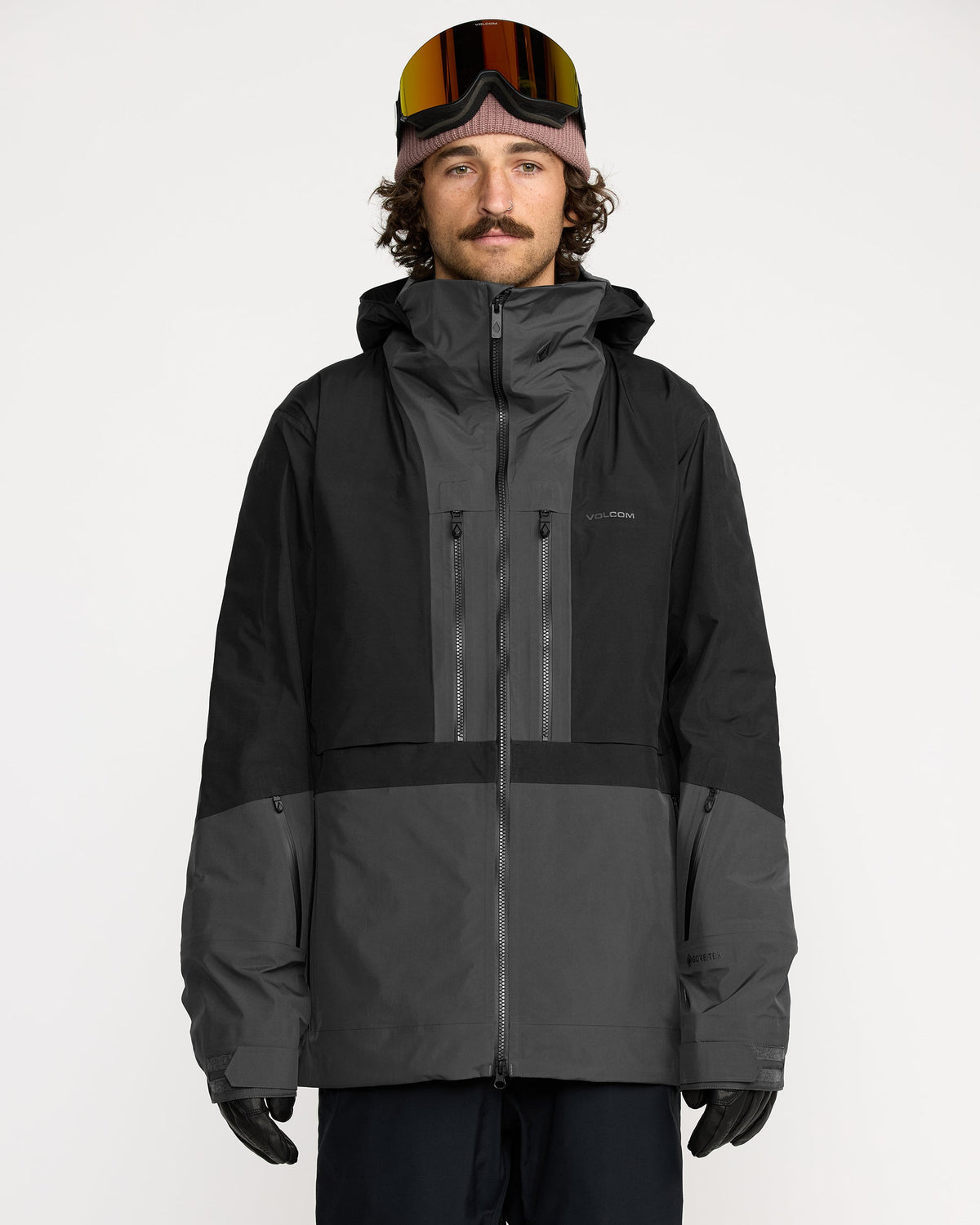 Men's TDS Infared Gore-Tex Jacket Black - Volcom