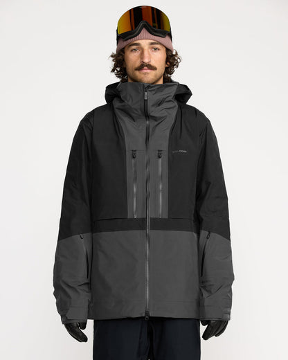 Men's TDS Infared Gore-Tex Jacket Black - Volcom