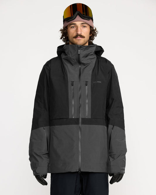 Men's TDS Infared Gore-Tex Jacket Black - Volcom