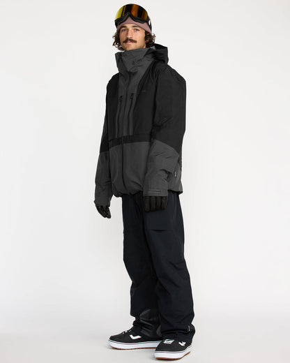 Men's TDS Infared Gore-Tex Jacket Black - Volcom
