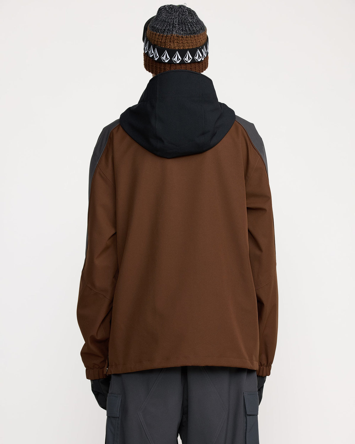 Men's Brighton Pullover Jacket Brown - Volcom