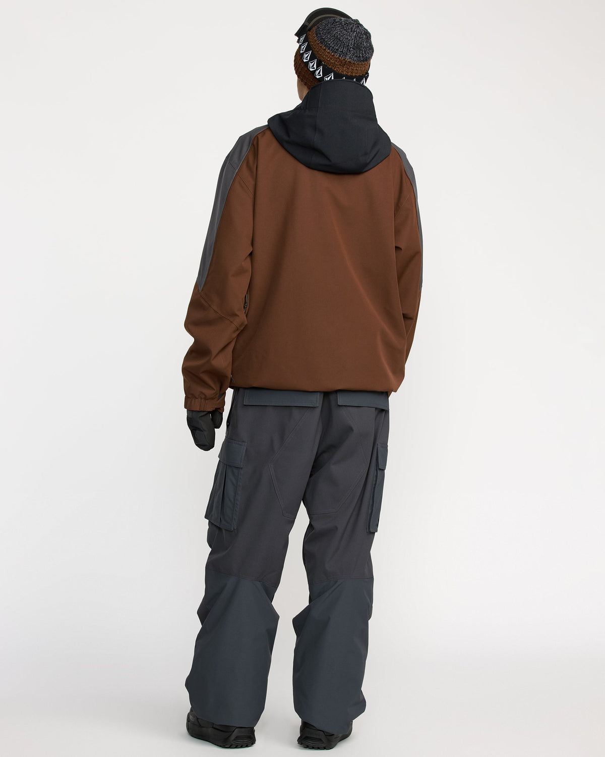 Men's Brighton Pullover Jacket Brown - Volcom