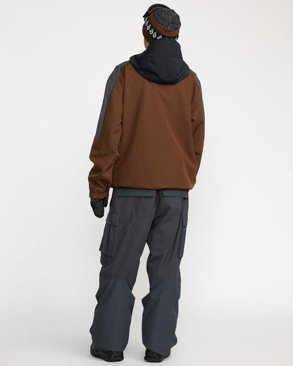 Men's Brighton Pullover Jacket Brown - Volcom