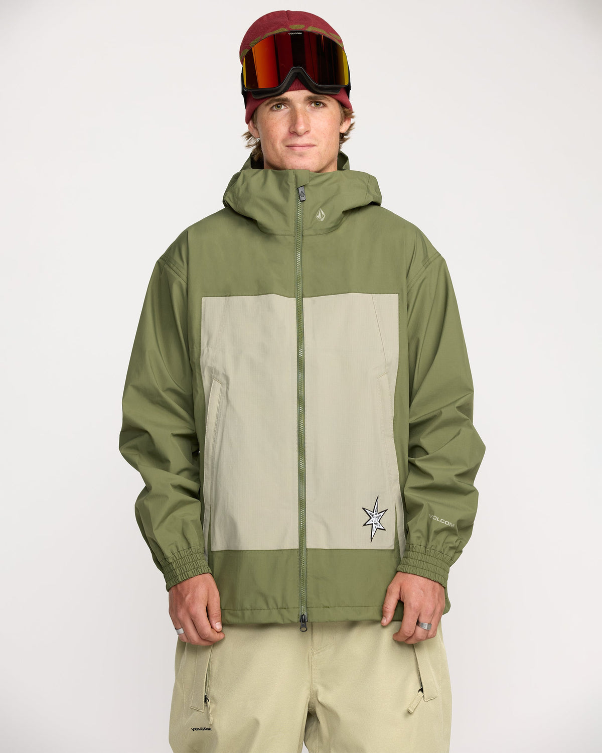 Men's Arthur 3L Jacket Dark Olive - Volcom