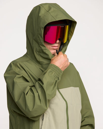 Men's Arthur 3L Jacket Dark Olive - Volcom